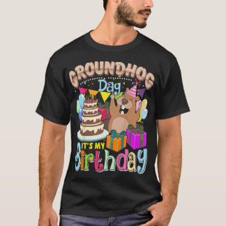 私がGroundhogの日生まれに行った子供 – Groundhog誕生 Tシャツ