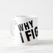 私がj.adamsのカシによってなぜ戦うか コーヒーマグカップ (正面左)