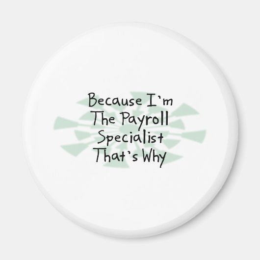私がPayrollのスペシャリストだから マグネット (正面)