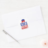 私がRomneyに投票したことを責めるな ラウンドシール (封筒)