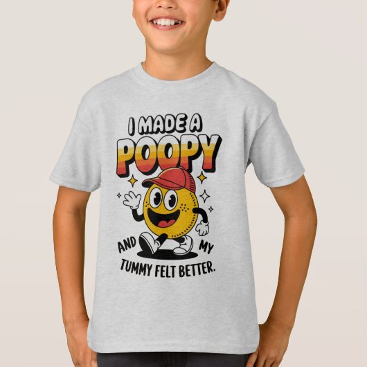 私がTシャツのコピーを作った – おもしろいレトロ漫画デザイン Tシャツ (正面)