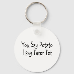 私がTaterの幼児を言うポテトを言います キーホルダー