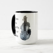 私がTreble Violin Mugのビットだと分かっているだけだから マグカップ (正面左)