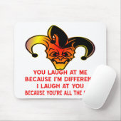 私がYを笑っているから違う笑ってくれたまえ マウスパッド (マウス)