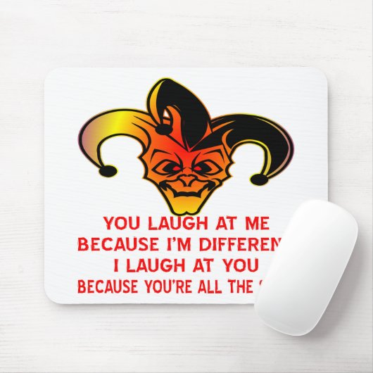 私がYを笑っているから違う笑ってくれたまえ マウスパッド (マウス)