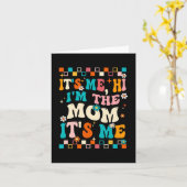 私こんにちは私の母は私の母の日Groovy カード (黄色い花)