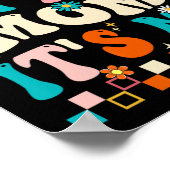 私こんにちは私の母は私の母の日Groovy ポスター (角)