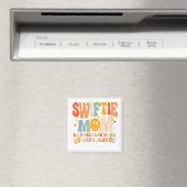 私こんにちは私はクール母である私のレトロGroovy M マグネット (インサイチュ (食洗機))