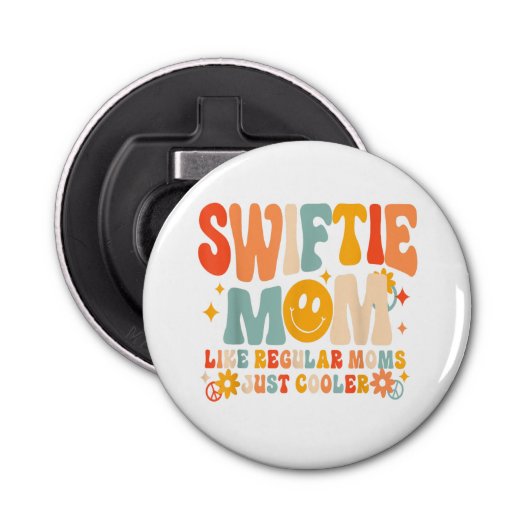 私こんにちは私はクール母である私のレトロGroovy M 栓抜き (正面)