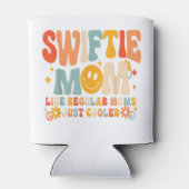 私こんにちは私はクール母である私のレトロGroovy M 缶クーラー (裏面)