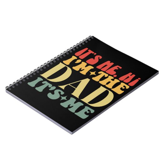 私こんにちは私はパパ私の父の日おもしろいである ノートブック (左側)