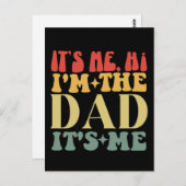 私こんにちは私はパパ私の父の日おもしろいである ポストカード (正面/裏面)