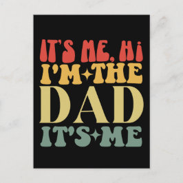 私こんにちは私はパパ私の父の日おもしろいである ポストカード