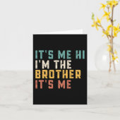 私こんにちは私は兄です私はおもしろいパパパパB カード (黄色い花)