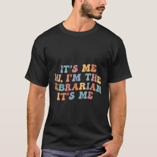 私こんにちは私は司書の夏のバック読T Tシャツ