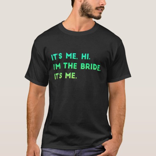 私こんにちは私は新郎です私7 Tシャツ (正面)