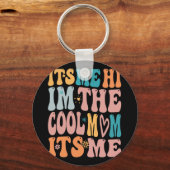 私こんにちは私は母クールは私の母の日グルービー キーホルダー (正面)