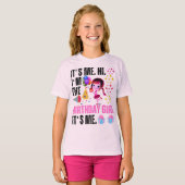 私こんにちは私は誕生日女の子その私の誕生日 Tシャツ (正面フル)