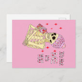 私じゃないバレンタおもしろいンの日 ポストカード (正面/裏面)