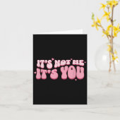 私じゃない、あなただよ 面白い名言 ユーモアのある引用 S カード (黄色い花)