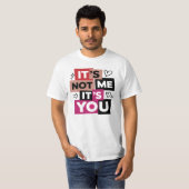 「私じゃない、あなただ」面白い引用 Tシャツ (正面フル)