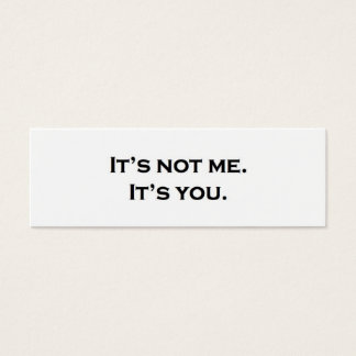 私じゃない。お前だ。