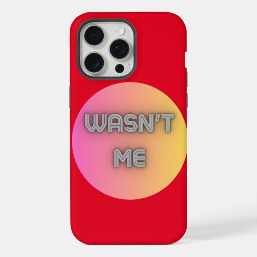 私じゃない iPhoneケース (裏面)