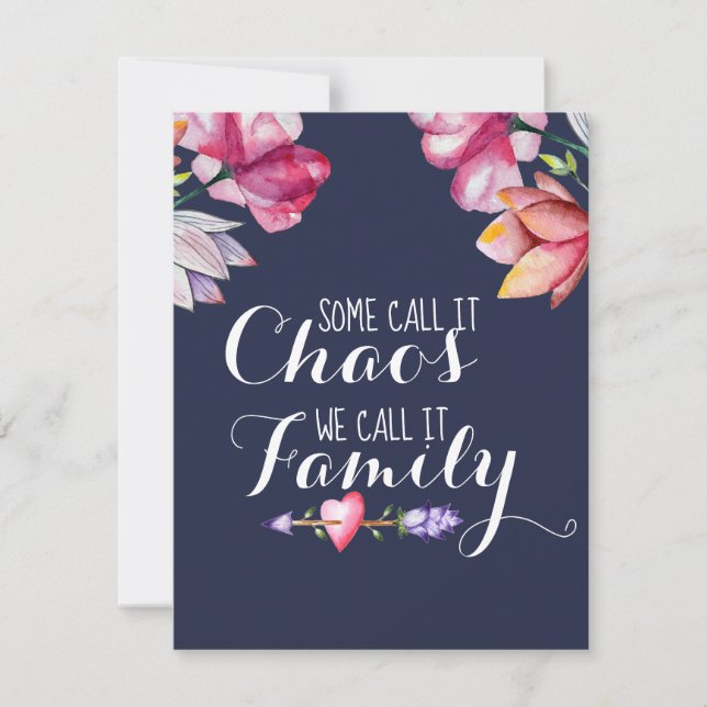 私たちおもしろいの義理の家族の水彩画へようこそ (正面)