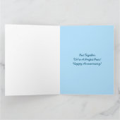 私たちおもしろいは完璧なペア記念日カードを作る カード (内部)