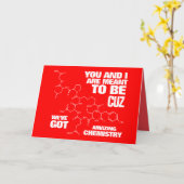 私たちおもしろいは素晴らしい化学を持って得いるように カード (黄色い花)