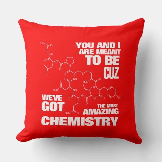 私たちおもしろいは素晴らしい化学を持って得いるように クッション (正面)