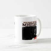 私たちおもしろいは、スローガンの猫の写真を間違える コーヒーマグカップ (正面右)