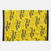 私たちおもしろいはJammin'笑顔の踊り缶詰ジャース キッチンタオル (横)