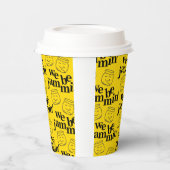 私たちおもしろいはJammin'笑顔の踊り缶詰ジャース 紙コップ (左)