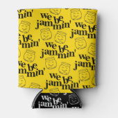 私たちおもしろいはJammin'笑顔の踊り缶詰ジャース 缶クーラー (正面)