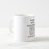 私たちおもしろい全員の勤続記念日マグ コーヒーマグカップ (正面左)