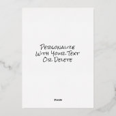 私たちおもしろい全員の退職祝い 箔シーズンカード (裏面)