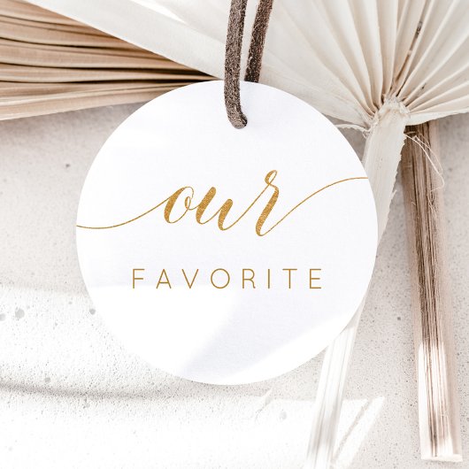 私たちお気に入りののフェイク金ゴールドсの贈り物 ラウンドシール