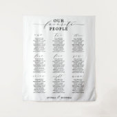 私たちお気に入りのの人結婚席表 タペストリー (正面)