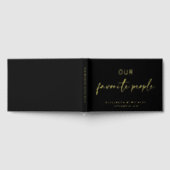 私たちお気に入りのの民は黒結婚い ゲストブック (全面)