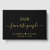 私たちお気に入りのの民は黒結婚い ゲストブック (正面)