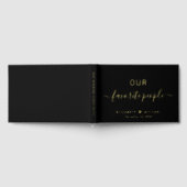 私たちお気に入りのの民は黒結婚い ゲストブック (全面)