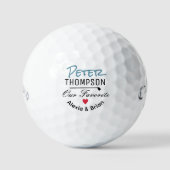 私たちお気に入りの。我々ラブユーパパ ゴルフボール (正面)