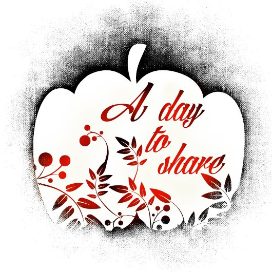 私たちからのサンクスギビングの祝福 カード