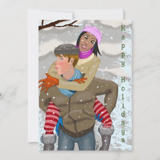 私たちからYou Holiday Greeting Card 案内状 (正面)