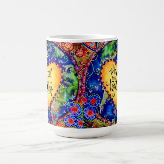 私たちかわいらしは皆、この引用文にいる コーヒーマグカップ (中央)