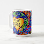 私たちかわいらしは皆、この引用文にいる コーヒーマグカップ (正面左)