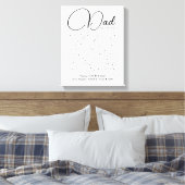 私たちがあなたについて愛するものパパキャンバス印刷 キャンバスプリント (インサイチュ (寝室))