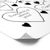 私たちがあなたについて愛するもの誕生日ポスター ポスター (角)