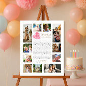 私たちがあなたについて愛する50事の水彩ハートママ ポスター